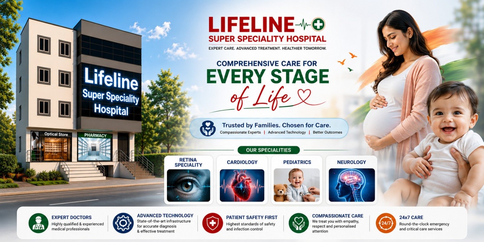 Lifeline Super Speciality Hospital - Comprehensive care for every stage of life
